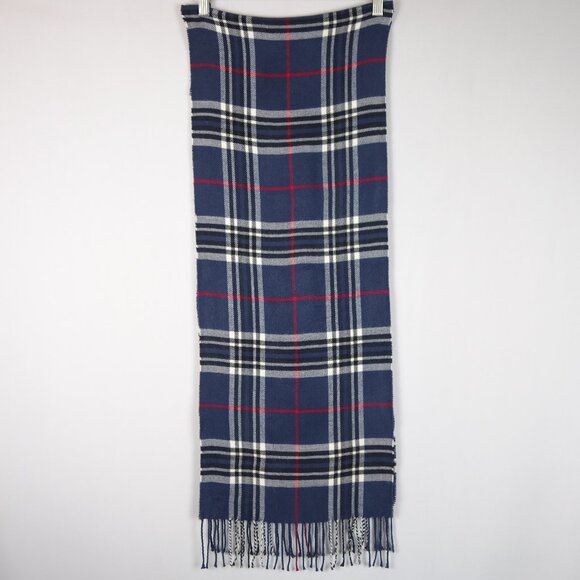 Burberry London Tailored Clothing Nova Check Cashmere Scarf, Sz 65 in x 12.50 in - Picture 4 of 5